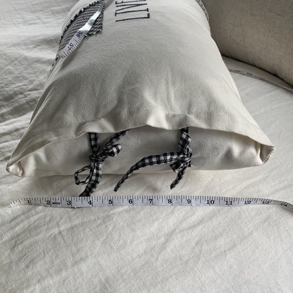 Rae Dunn feather pillow bed accent - Picture 9 of 9